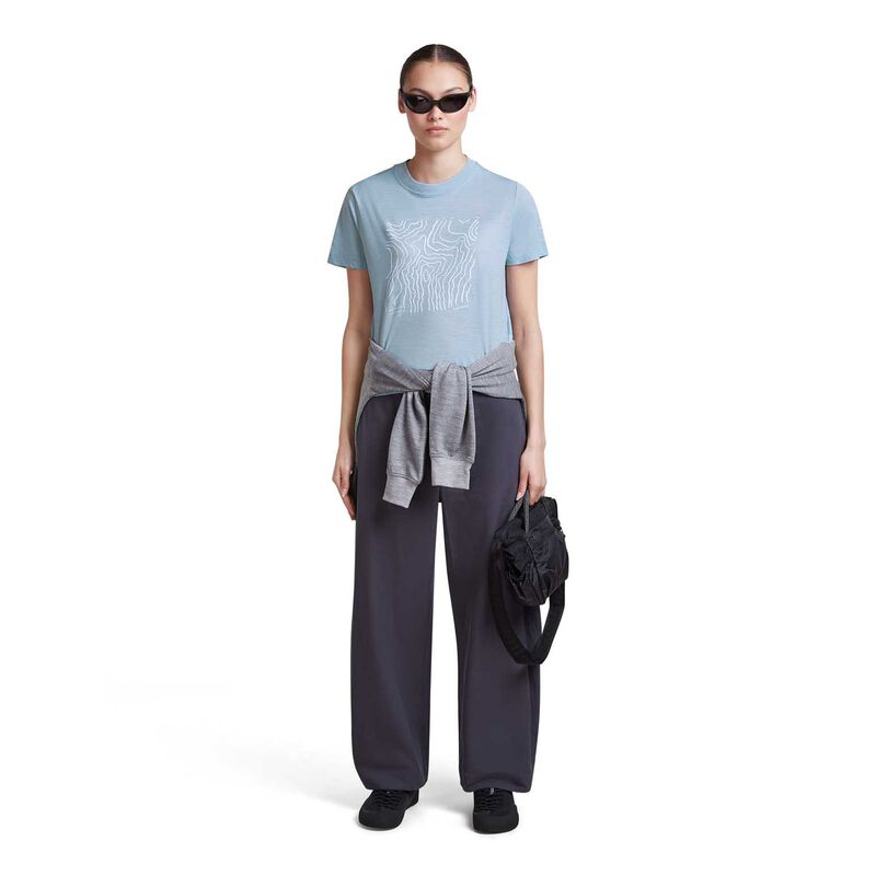 Icebreaker W Merino 150 Tech Lite SS Crop Tee Great Heights image number 3